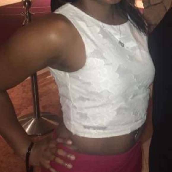 Crop white top Forever21 - Picture 4 of 4